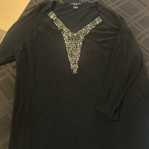 August silk knot top